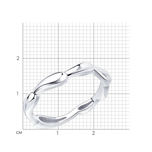 Кольцо из серебра из серебро — вид 5
