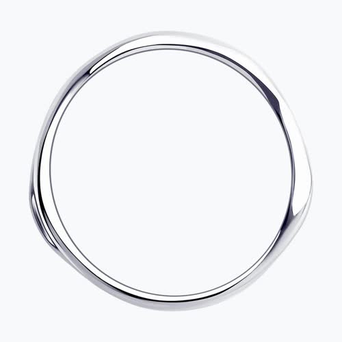 Кольцо из серебра из родированное серебро — вид 3