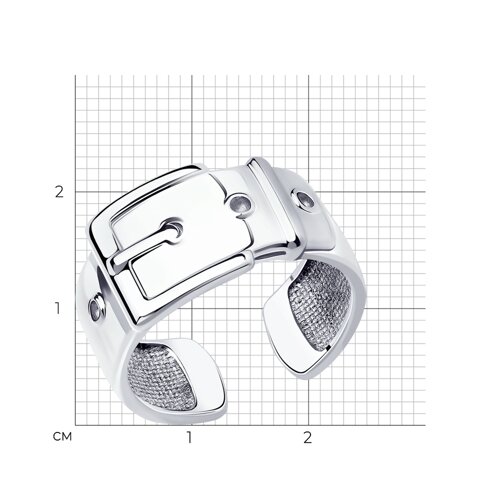 Кольцо из серебра из серебро — вид 3