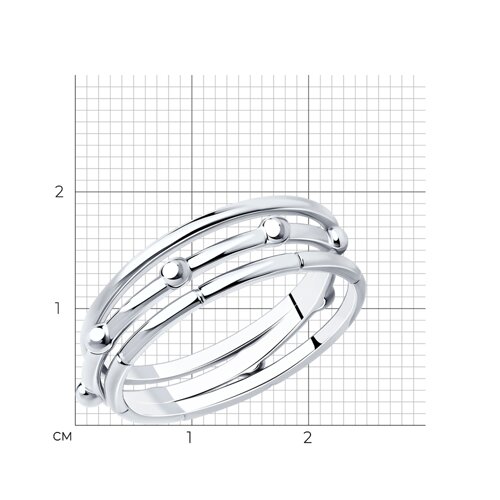 Кольцо из серебра из серебро — вид 4
