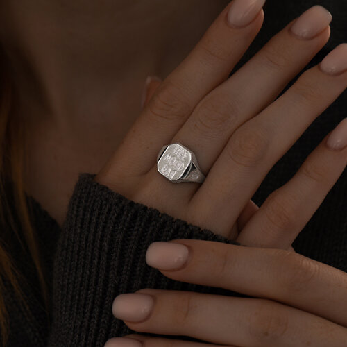 Кольцо из серебра из серебро — вид 3