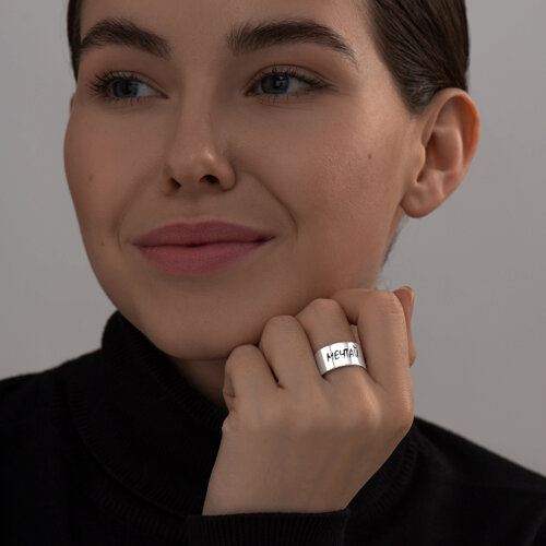 Кольцо из серебра с эмалью из серебро — вид 4