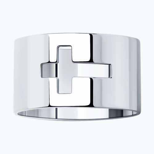 Кольцо из серебра из серебро — вид 2