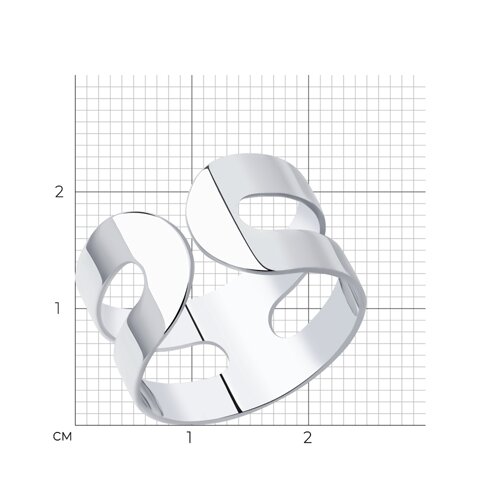 Кольцо из серебра из серебро — вид 3