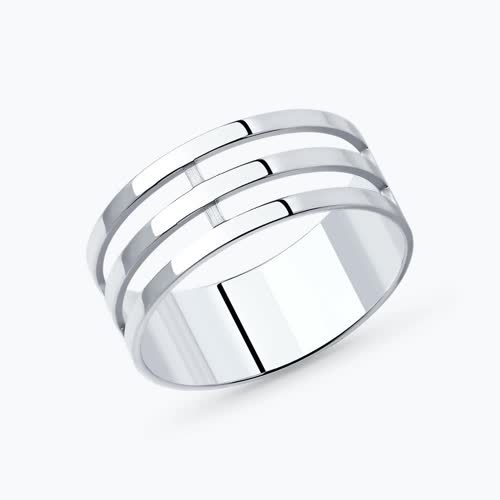 Кольцо из серебра - видео на модели