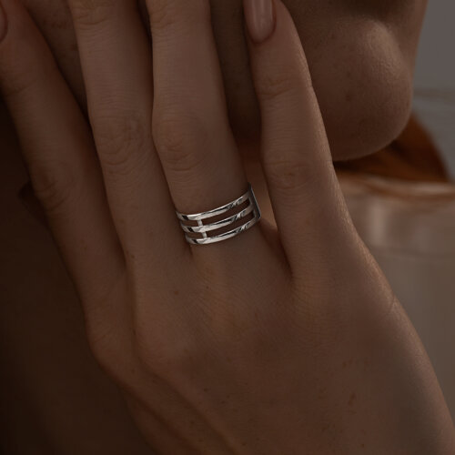 Кольцо из серебра из серебро — вид 3