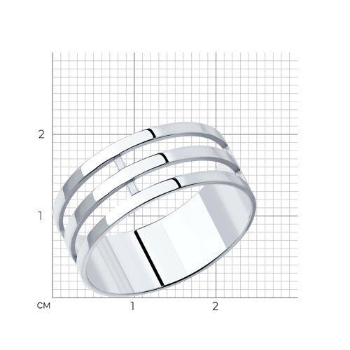 Кольцо из серебра из серебро — вид 5