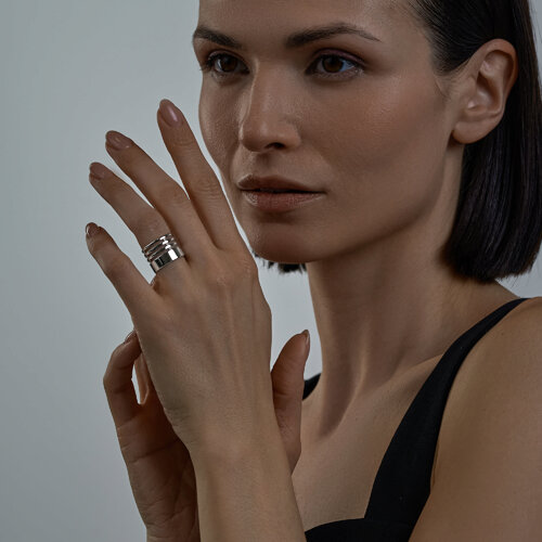 Кольцо из серебра из серебро — вид 3