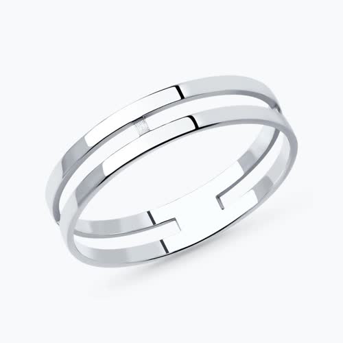 Кольцо из серебра - видео на модели