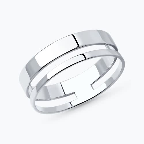 Кольцо из серебра - видео на модели