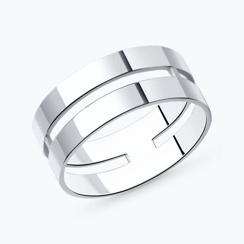 Кольцо из серебра - видео на модели