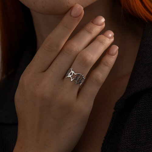 Кольцо из серебра из серебро — вид 2