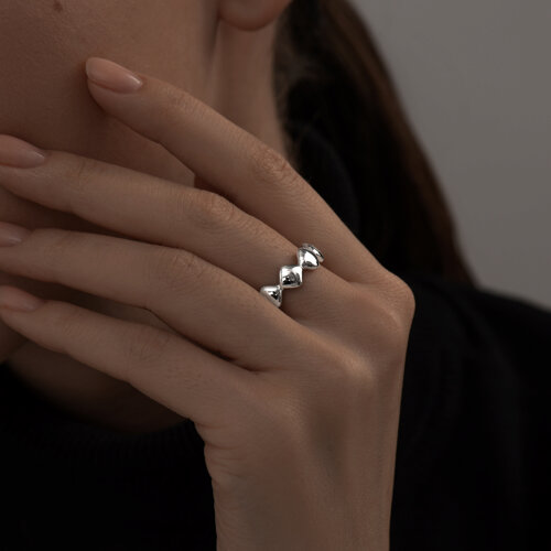 Кольцо из серебра из серебро — вид 2