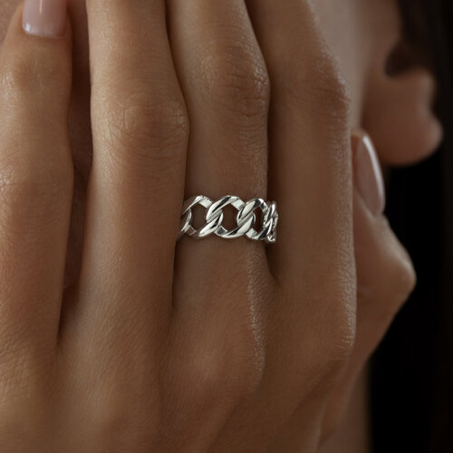 Кольцо из серебра из серебро — вид 3