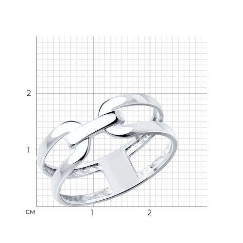 Кольцо из серебра из серебро — вид 5