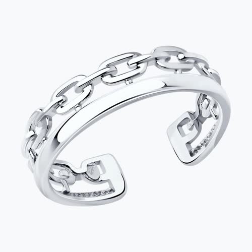 Кольцо из серебра - видео на модели