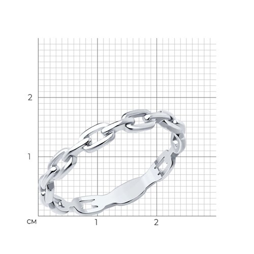 Кольцо из серебра из серебро — вид 4