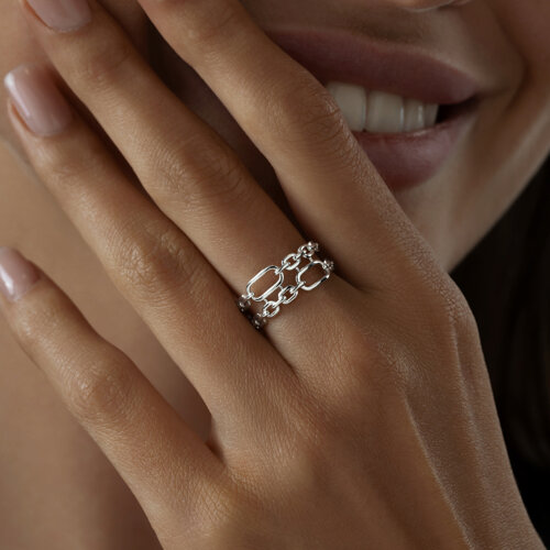 Кольцо из серебра из серебро — вид 2