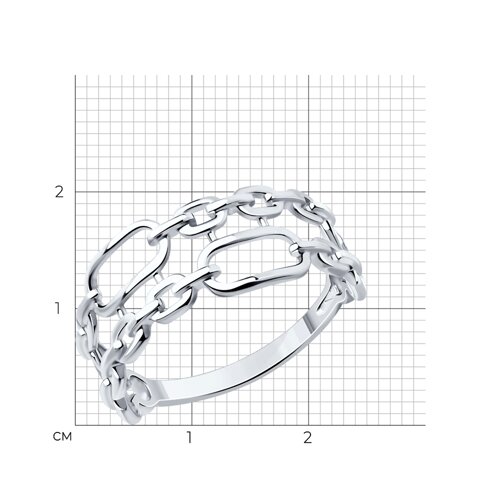 Кольцо из серебра из серебро — вид 4