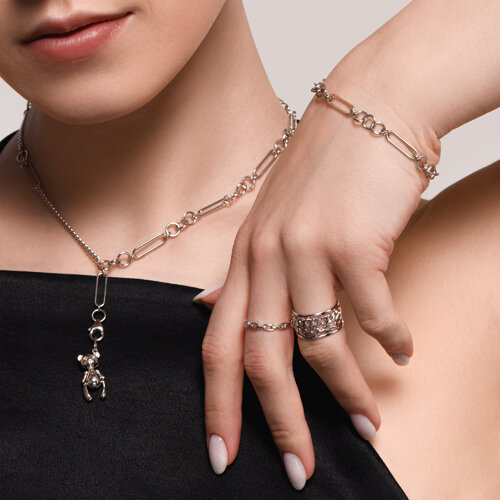 Кольцо из серебра из серебро — вид 4