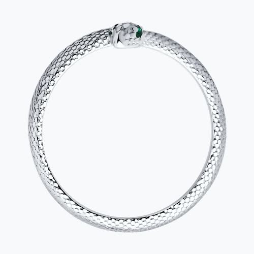 Кольцо из серебра с фианитами из серебро — вид 2