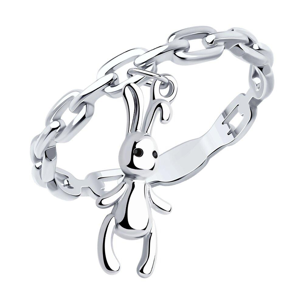 Кольцо из серебра с эмалью - видео на модели