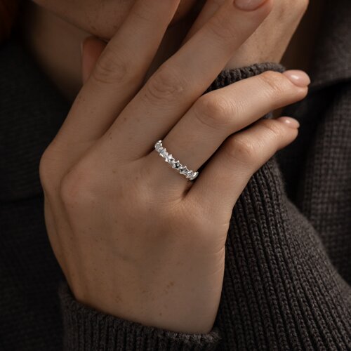 Кольцо из серебра из серебро — вид 2