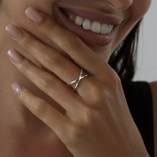 Кольцо из серебра из серебро — вид 3