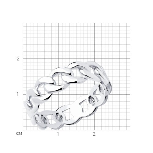 Кольцо из серебра из серебро — вид 5