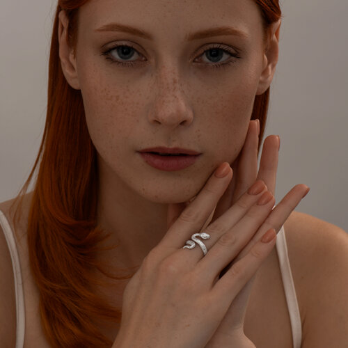 Кольцо из серебра из серебро — вид 3