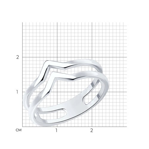 Кольцо из серебра из серебро — вид 6