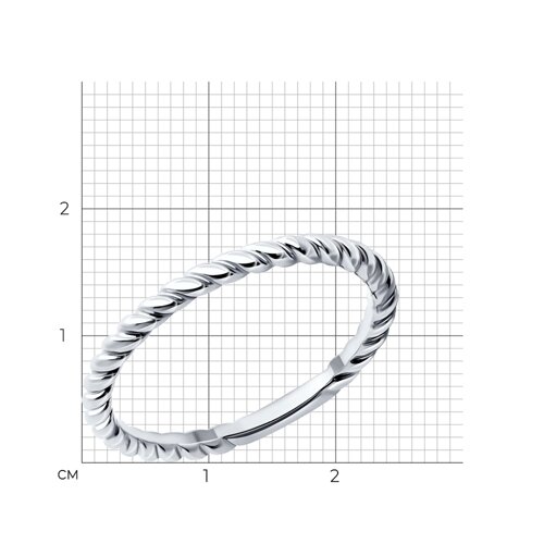 Кольцо из серебра из серебро — вид 5