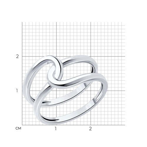 Кольцо из серебра из серебро — вид 5