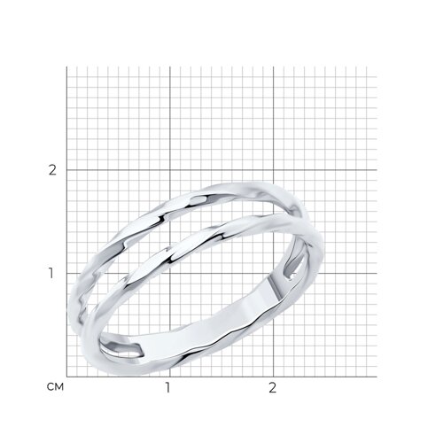 Кольцо из серебра из серебро — вид 4