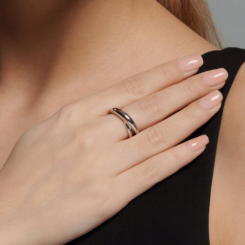 Кольцо из серебра из серебро — вид 4