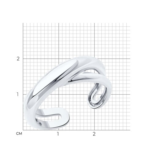 Кольцо из серебра из серебро — вид 5