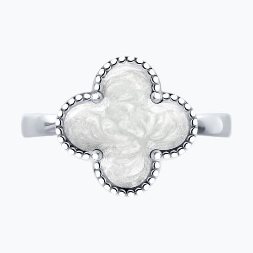 Кольцо из серебра с эмалью из серебро — вид 2