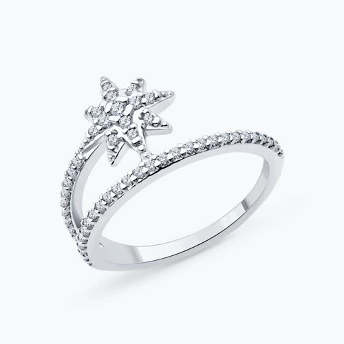 Кольцо из серебра с фианитами - видео на модели