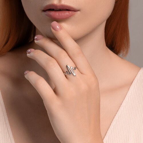 Кольцо из серебра из серебро — вид 2