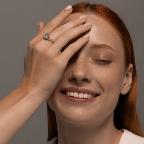 Кольцо из серебра из серебро — вид 5