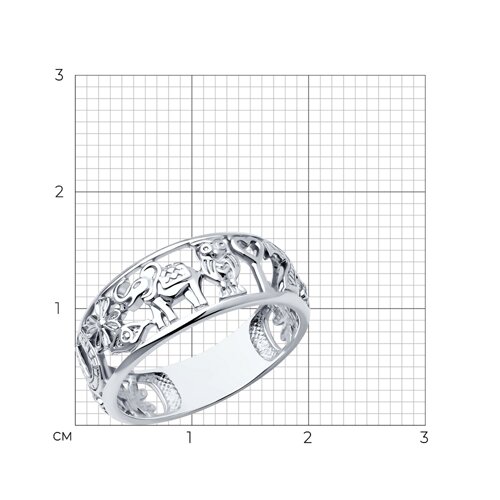 Кольцо из серебра из серебро — вид 4