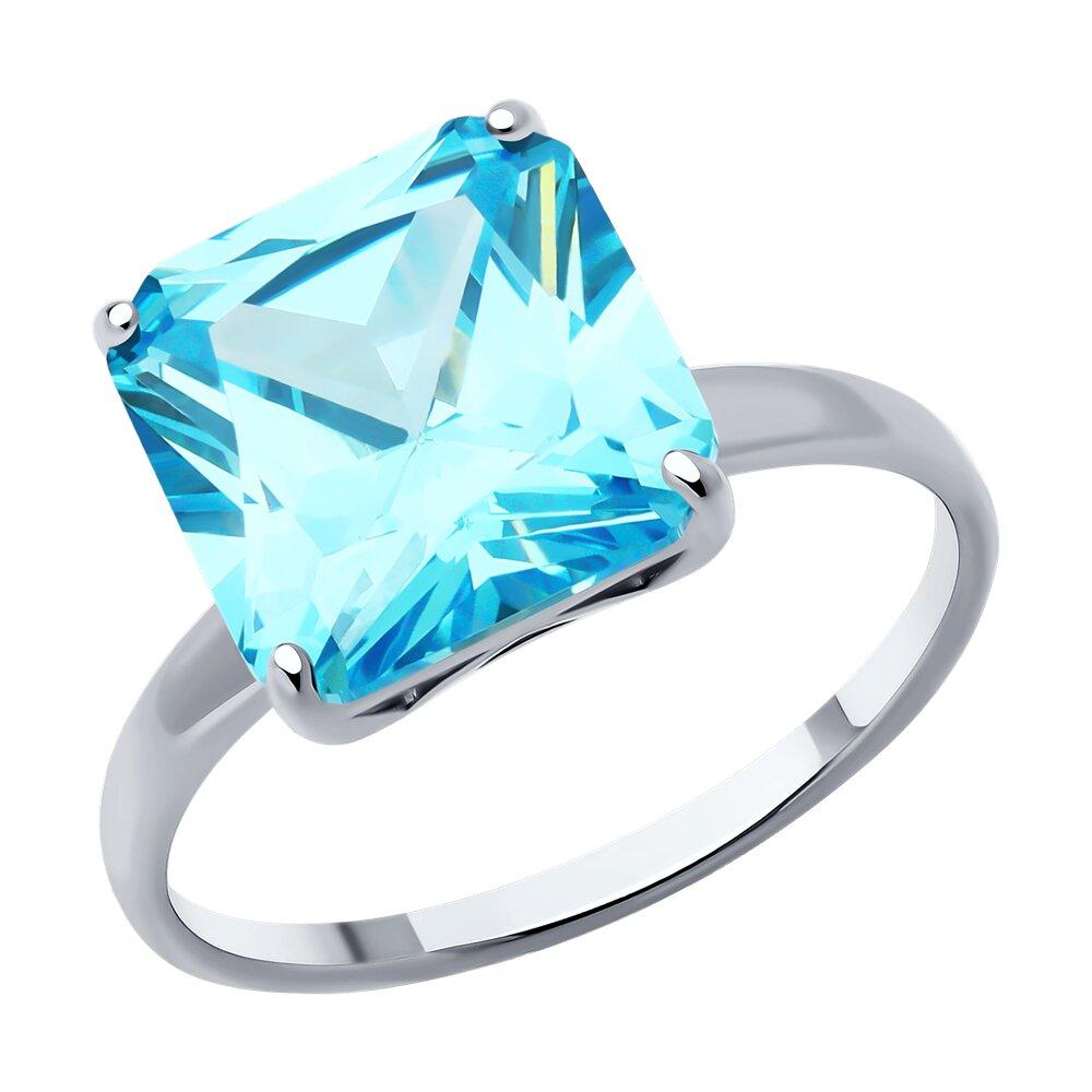 Кольцо из серебра с фианитом - видео на модели