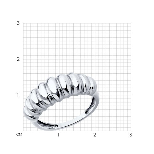 Кольцо из серебра из серебро — вид 4