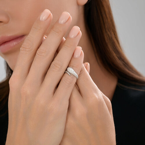 Кольцо из серебра из серебро — вид 4