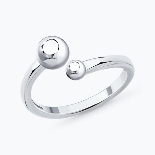 Кольцо из серебра - видео на модели