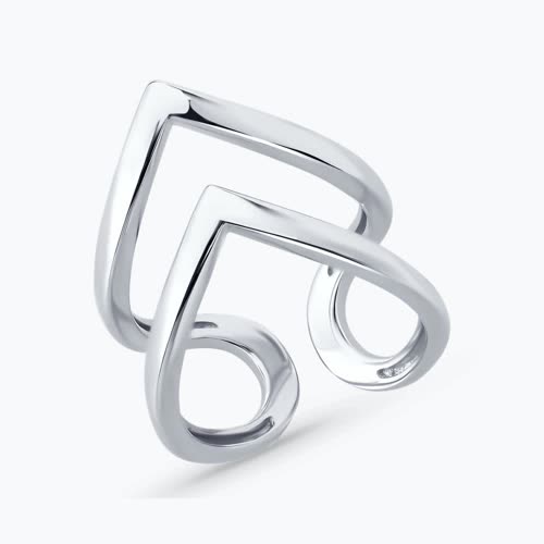 Кольцо из серебра - видео на модели