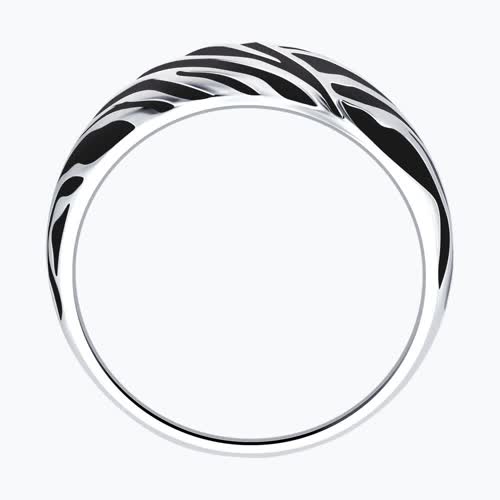 Кольцо из серебра с эмалью из серебро — вид 2