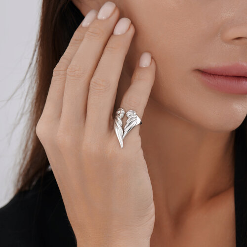 Кольцо из серебра из серебро — вид 3