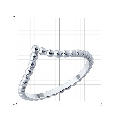 Кольцо из серебра из серебро — вид 7