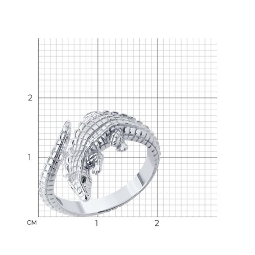 Кольцо из серебра из серебро — вид 6